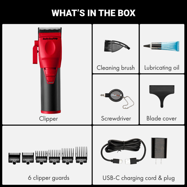 BABYLISSPRO COREFX Clipper RED (LIMITED EDITION)