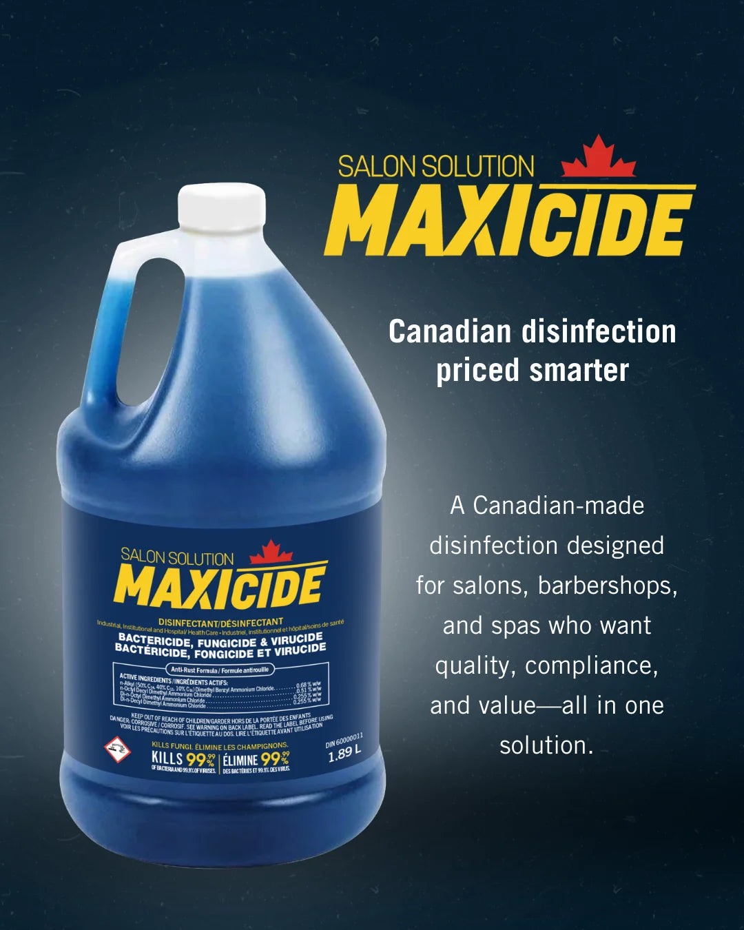Maxicide Disinfectant Concentrate - Made in Canada