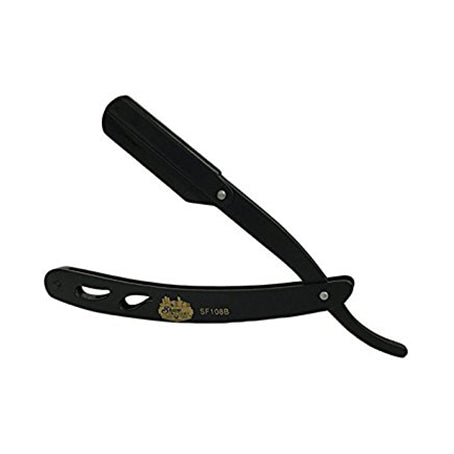 THE SHAVING FACTORY STRAIGHT RAZOR MATTE BLACK