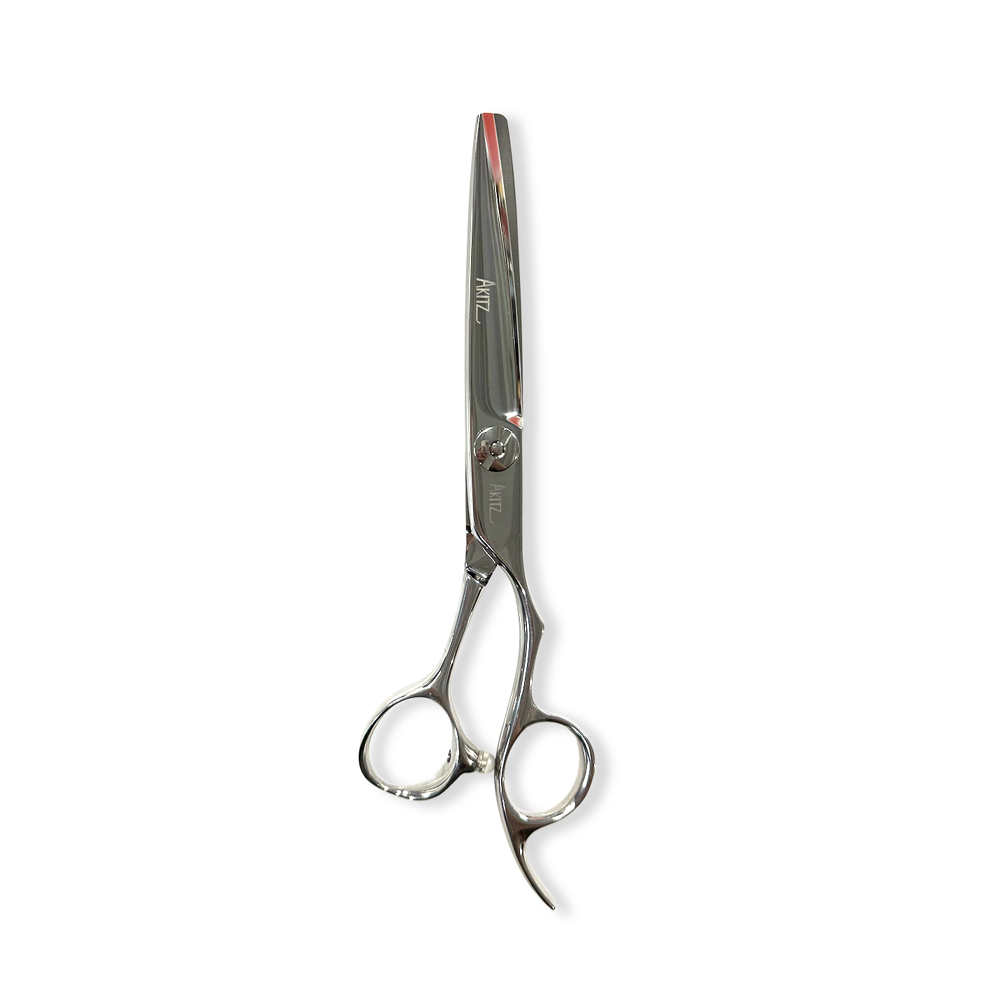 Hair cutting scissors on a white background