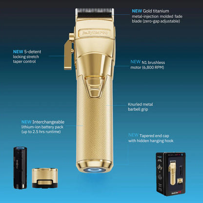 BaBylissPRO FXONE GoldFX Clipper