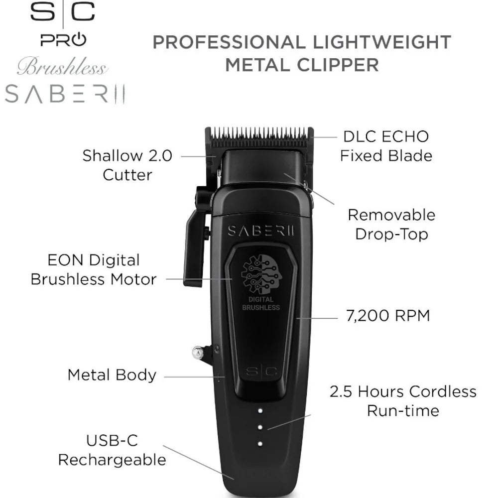 StyleCraft Saber 2.0 Cordless Clipper