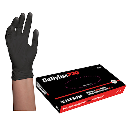 BaByliss Pro Reusable Black Latex Gloves