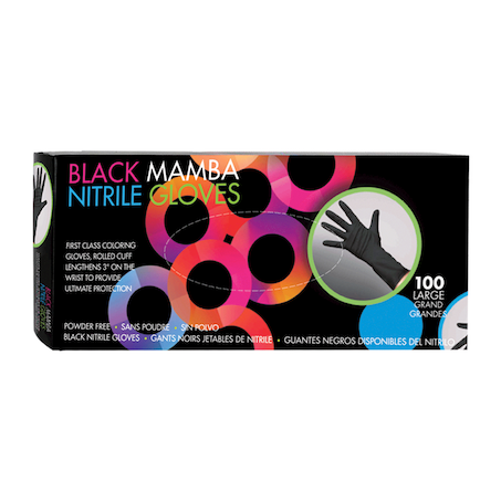 Framar Black Mamba Disposable Nitrile Gloves